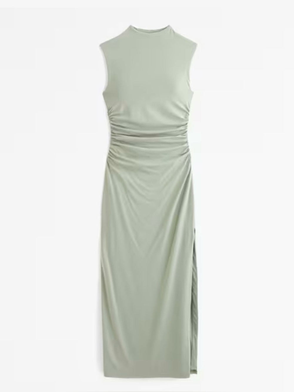 Abercrombie & Fitch Sleeveless Maxi Dress in Sage